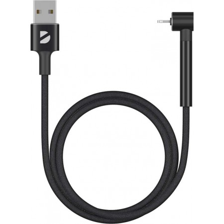 Кабель Deppa Stand 72294 USB (m)-Lightning (m) 1м черный