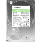 Жесткий диск Toshiba Original SATA-III 6Tb HDWT860UZSVA Surveillance S300 (5400rpm) 256Mb 3.5"