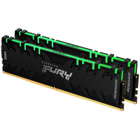 Память DDR4 2x8Gb 3200MHz Kingston KF432C16RBAK2/16 Fury Renegade RGB RTL Gaming PC4-25600 CL16 DIMM 288-pin 1.35В single rank с радиатором Ret