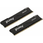 Память DDR4 2x16Gb 3200MHz Kingston KF432C16BBK2/32 Fury Beast Black RTL Gaming PC4-25600 CL16 DIMM 288-pin 1.35В single rank с радиатором Ret