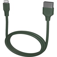 Кабель Vipe VPCBLMFIPVCGRN USB (m)-Lightning (m) 1.2м зеленый