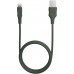 Кабель Vipe VPCBLMFIPVCGRN USB (m)-Lightning (m) 1.2м зеленый