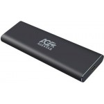 Внешний корпус SSD AgeStar 3UBNF5C SATA III USB 3.0 USB 3.0 Type-С алюминий черный M2 2280 B-key