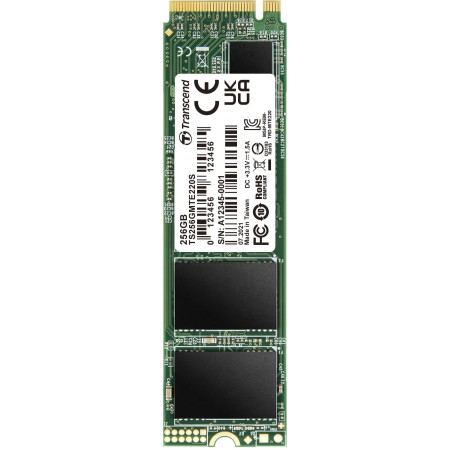 Накопитель SSD Transcend PCIe 3.0 x4 256GB TS256GMTE220S 220S M.2 2280 1.2 DWPD