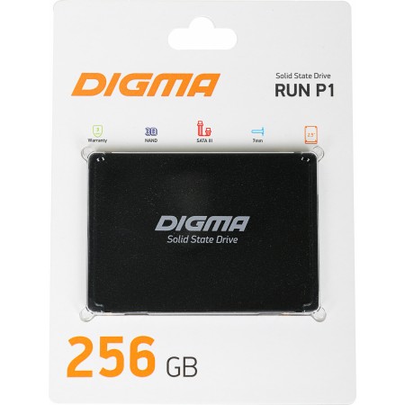 Накопитель SSD Digma SATA-III 256GB DGSR2256GP13T Run P1 2.5"