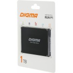 Накопитель SSD Digma SATA-III 1TB DGSR2001TP13T Run P1 2.5"