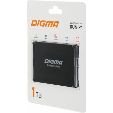 Накопитель SSD Digma SATA-III 1TB DGSR2001TP13T Run P1 2.5"