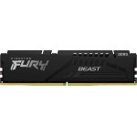 Память DDR5 16Gb 5200MHz Kingston KF552C40BB-16 Fury Beast RTL Gaming PC5-41600 CL40 DIMM 288-pin 1.25В single rank с радиатором Ret