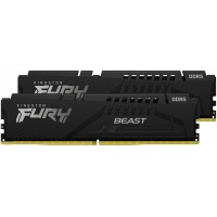 Память DDR5 2x16Gb 5200MHz Kingston KF552C40BBK2-32 Fury Beast RTL Gaming PC5-41600 CL40 DIMM 288-pin 1.25В kit single rank с радиатором Ret