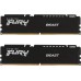 Память DDR5 2x16Gb 4800MHz Kingston KF548C38BBK2-32 Fury Beast RTL Gaming PC5-38400 CL38 DIMM 288-pin 1.1В kit single rank с радиатором Ret