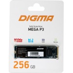 Накопитель SSD Digma PCIe 3.0 x4 256GB DGSM3256GP33T Mega P3 M.2 2280