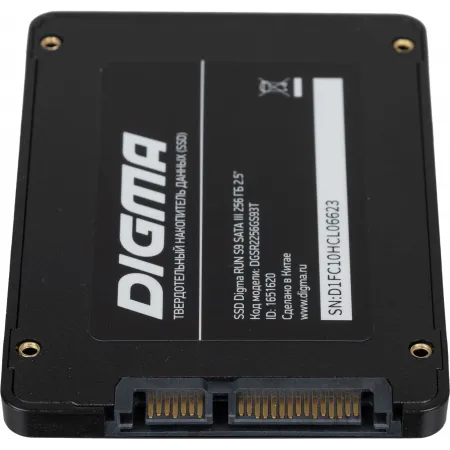 Накопитель SSD Digma SATA-III 256GB DGSR2256GS93T Run S9 2.5"