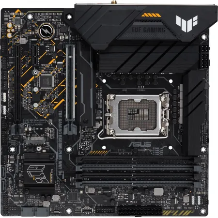 Материнская плата Asus TUF GAMING B660M-PLUS WIFI D4 Soc-1700 Intel B660 4xDDR4 mATX AC`97 8ch(7.1) 2.5Gg RAID+HDMI+DP