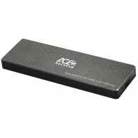 Внешний корпус SSD AgeStar 31UBVS6C NVMe/SATA USB3.0 алюминий черный M2 2280 B/M-key
