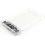 Внешний корпус для HDD/SSD AgeStar 3UB2P4C SATA III USB3.0 пластик прозрачный 2.5"