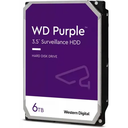 Жесткий диск WD SATA-III 6TB WD63PURZ Surveillance Purple (5640rpm) 256Mb 3.5"