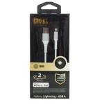 Кабель Cactus CS-LG.USB.A-2 USB (m)-Lightning (m) 2м белый блистер