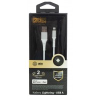 Кабель Cactus CS-LG.USB.A-2 USB (m)-Lightning (m) 2м белый блистер