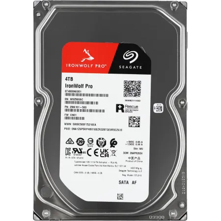 Жесткий диск Seagate SATA-III 4TB ST4000NE001 NAS Ironwolf Pro 512E (7200rpm) 256Mb 3.5"