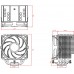 Устройство охлаждения(кулер) ID-Cooling SE-226-XT ARGB Soc-AM5/AM4/1151/1200/1700 черный 4-pin 16-32dB Al+Cu 250W 1300gr Ret