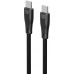 Кабель Uzay UZ-12CC-C1809-9-BK USB Type-C (m)-USB Type-C (m) 1.2м черный коробка (упак.:1шт)