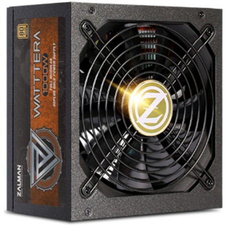 Блок питания Zalman ATX 1000W ZM1000-EBTII 80+ gold (20+4pin) APFC 135mm fan 8xSATA Cab Manag RTL