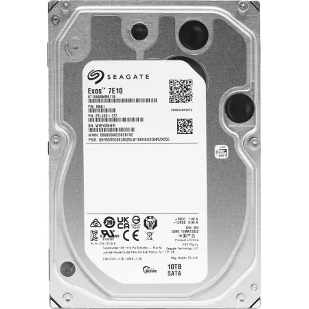 Жесткий диск Seagate SATA-III 10TB ST10000NM017B Server Exos 7E10 4KN (7200rpm) 256Mb 3.5"