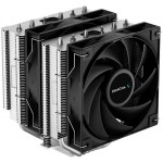 Устройство охлаждения(кулер) Deepcool AG620 Soc-AM5/AM4/1151/1200/2066/1700 черный 4-pin 15-29dB Al+Cu 260W 1300gr Ret (R-AG620-BKNNMN-G-1)