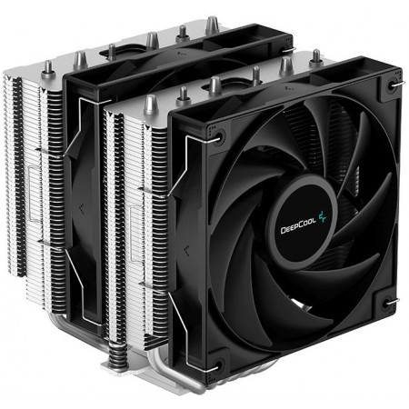 Устройство охлаждения(кулер) Deepcool AG620 Soc-AM5/AM4/1151/1200/2066/1700 черный 4-pin 15-29dB Al+Cu 260W 1300gr Ret (R-AG620-BKNNMN-G-1)