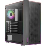 Корпус Aerocool Skribble черный без БП ATX 3x120mm 4x140mm 2xUSB3.0 audio bott PSU