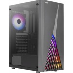 Корпус Aerocool DELTA черный без БП ATX 7x120mm 2xUSB2.0 1xUSB3.0 audio bott PSU