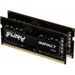 Память DDR4 2x8Gb 3200MHz Kingston KF432S20IBK2/16 Fury Impact RTL PC4-25600 CL20 SO-DIMM 260-pin 1.2В single rank Ret