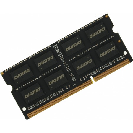 Память DDR3 8GB 1600MHz Digma DGMAS31600008D RTL PC3-12800 CL11 SO-DIMM 204-pin 1.35В dual rank Ret