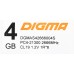 Память DDR4 4Gb 2666MHz Digma DGMAS42666004S RTL PC4-21300 CL19 SO-DIMM 260-pin 1.2В single rank Ret