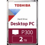 Жесткий диск Toshiba SATA-III 2TB HDWD220UZSVA Desktop P300 4KN (5400rpm) 128Mb 3.5"