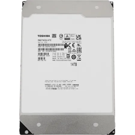 Жесткий диск Toshiba SATA-III 14TB MG07ACA14TE Server Enterprise Capacity 512E (7200rpm) 256Mb 3.5"