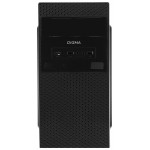 Корпус Digma DC-MATX103-U2 черный без БП mATX 1x80mm 2x120mm 2xUSB2.0 audio