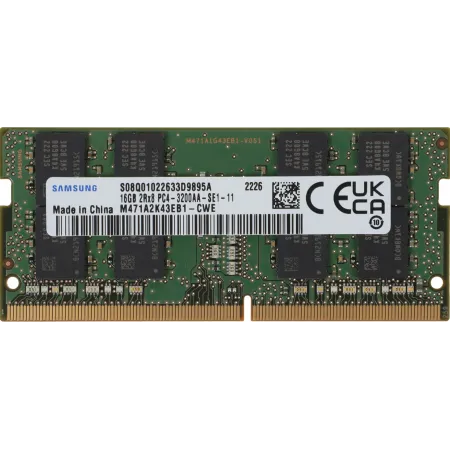 Память DDR4 16Gb 3200MHz Samsung M471A2K43EB1-CWE OEM PC4-25600 CL22 SO-DIMM 260-pin 1.2В original dual rank OEM