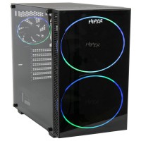 Корпус Hiper BH33 черный без БП ATX 3x120mm 2x140mm 1xUSB2.0 1xUSB3.0 audio bott PSU Корпус Hiper BH33 черный без БП ATX 3x120mm 2x140mm 1xUSB2.0 1xUSB3.0 audio bott PSU