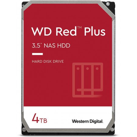 Жесткий диск WD SATA-III 4Tb WD40EFZX NAS Red Plus (5400rpm) 128Mb 3.5"