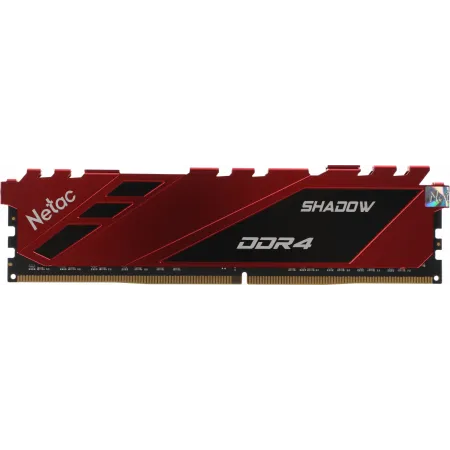 Память DDR4 16GB 3200MHz Netac NTSDD4P32SP-16R Shadow RTL Gaming PC4-25600 CL16 DIMM 288-pin 1.35В с радиатором Ret