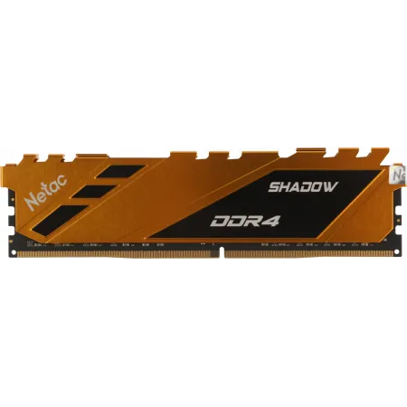 Память DDR4 16GB 3200MHz Netac NTSDD4P32SP-16Y Shadow RTL Gaming PC4-25600 CL16 DIMM 288-pin 1.35В с радиатором Ret