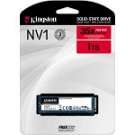 Накопитель SSD Kingston S PCIe 3.0 x4 1TB SNVS/1000G NV1 M.2 2280