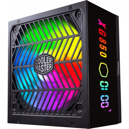 Блок питания Cooler Master ATX 850W XG850 PLATINUM Plus 80+ platinum (20+4pin) APFC 135mm fan color LED 12xSATA Cab Manag RTL