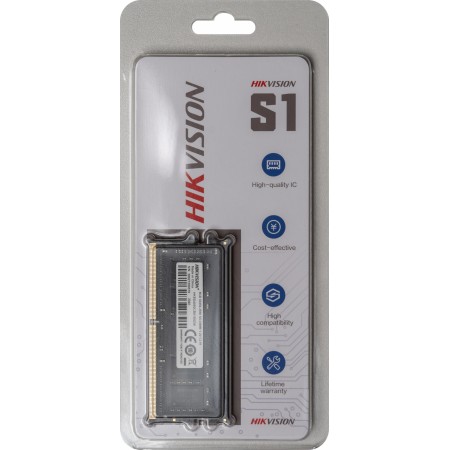 Память DDR4 8Gb 2666MHz Hikvision HKED4082CBA1D0ZA1/8G RTL PC4-21300 CL19 SO-DIMM 260-pin 1.2В Ret