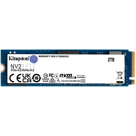 Накопитель SSD Kingston PCIe 4.0 x4 2TB SNV2S/2000G NV2 M.2 2280