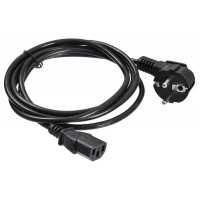 Кабель Buro BU-PCAB-ZP1 IEC C13 Евровилка 3м Кабель Buro BU-PCAB-ZP1 IEC C13 Евровилка 3м