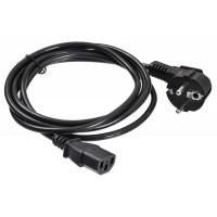 Кабель Buro BU-PCAB-ZP2 IEC C13 Евровилка угловой 5м Кабель Buro BU-PCAB-ZP2 IEC C13 Евровилка угловой 5м