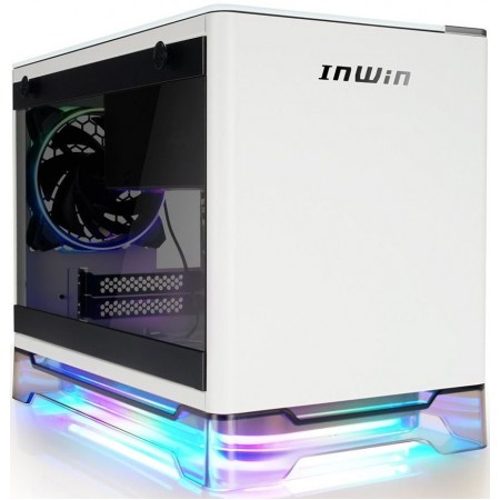 Корпус Inwin CF08A (A1PLUS) белый 650W miniITX 4x120mm 2xUSB3.0 audio