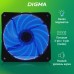 Вентилятор для корпуса Digma DFAN-LED-BLUE RGB 120х120x25 черный 3-pin 4-pin (Molex) 23дБ Ret